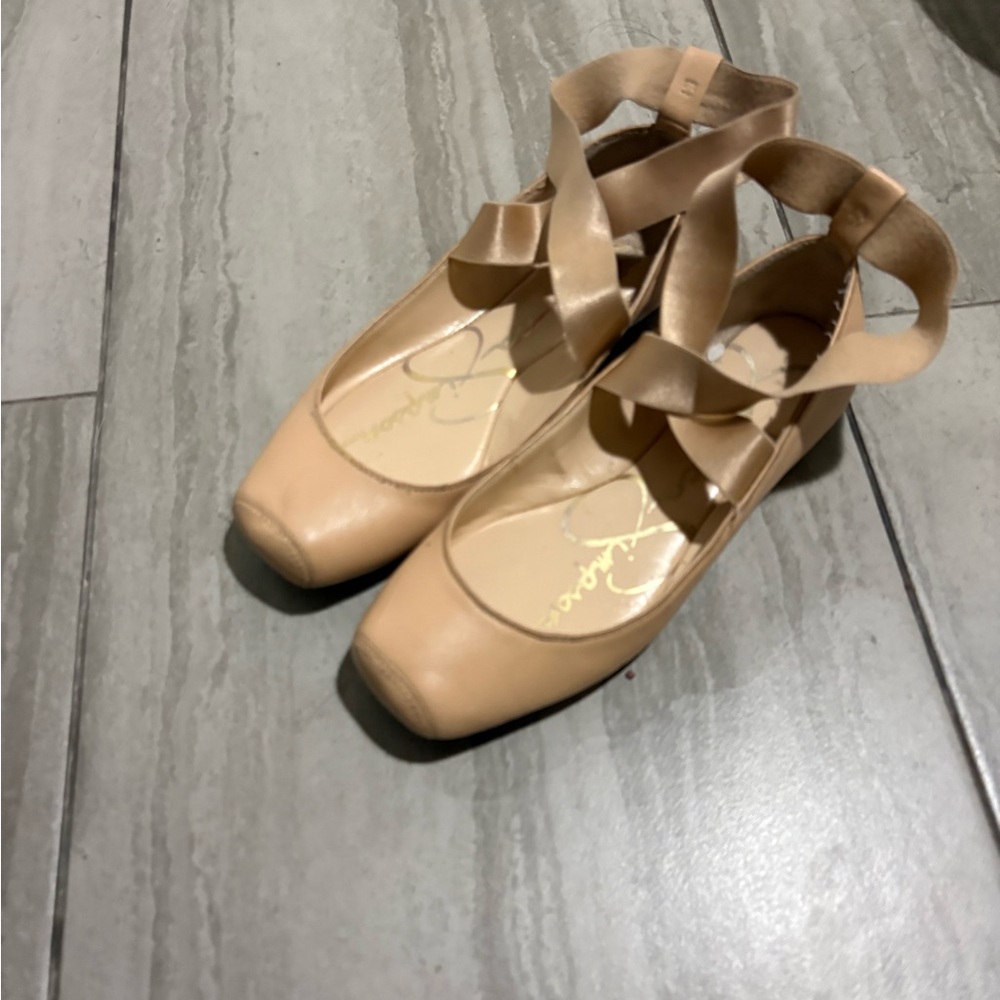 Jessica Simpson Nude Ballet Flats